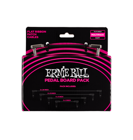 Ernie Ball NEW Ernie Ball Flat Ribbon Pedalboard Patch Cables - Multi Pack