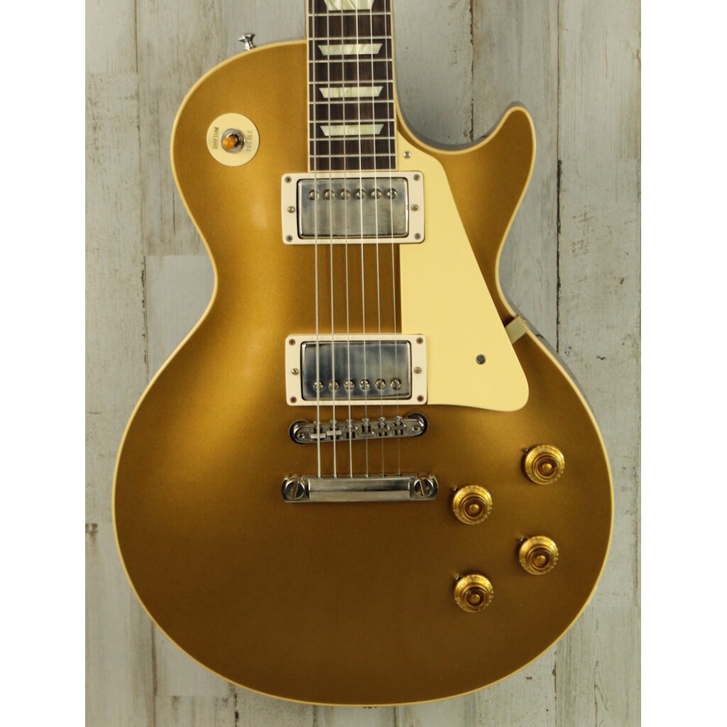 Gibson Custom DEMO Gibson Custom 1957 Les Paul Goldtop Darkback Reissue - Double Gold VOS (644)