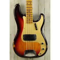 Fender DEMO 2026 Fender Custom Shop Limited Edition P-Jazz Bass Relic - Chocolate 3-Color Sunburst (131)
