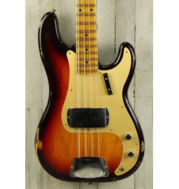 Fender DEMO 2026 Fender Custom Shop Limited Edition P-Jazz Bass Relic - Chocolate 3-Color Sunburst (131)