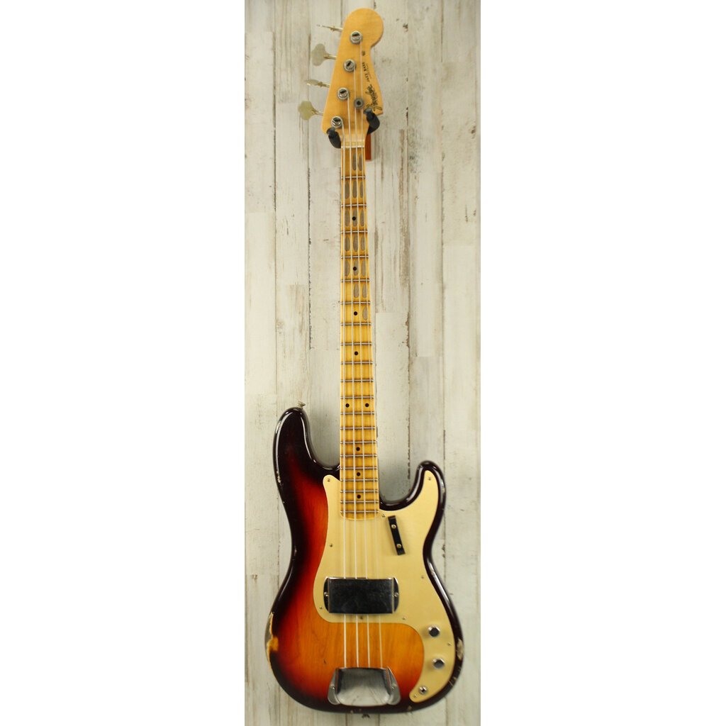 Fender DEMO 2026 Fender Custom Shop Limited Edition P-Jazz Bass Relic - Chocolate 3-Color Sunburst (131)