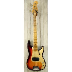 Fender DEMO 2026 Fender Custom Shop Limited Edition P-Jazz Bass Relic - Chocolate 3-Color Sunburst (131)
