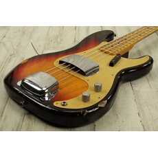 Fender DEMO 2026 Fender Custom Shop Limited Edition P-Jazz Bass Relic - Chocolate 3-Color Sunburst (131)