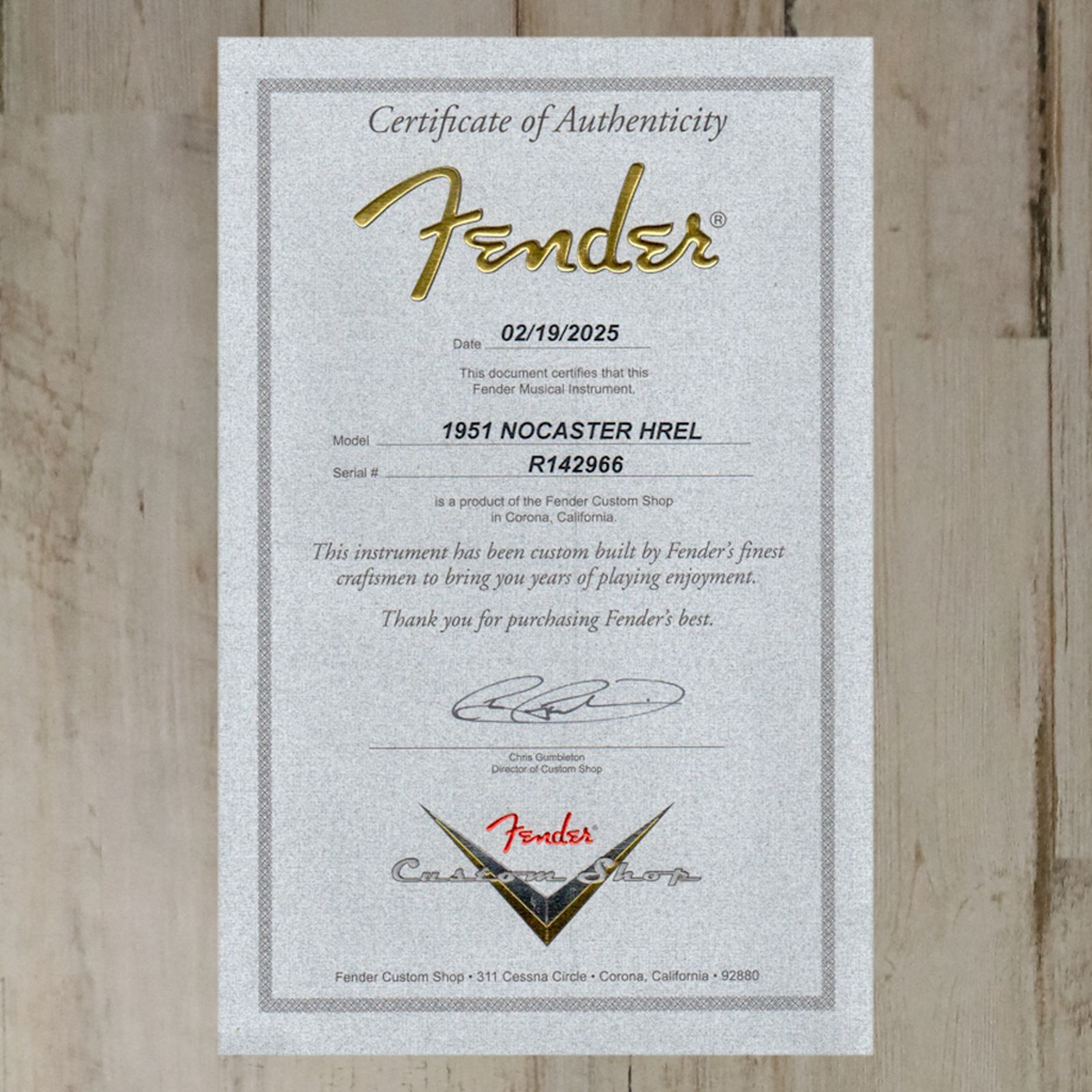 Fender USED 2025 Fender Custom Shop 1951 Nocaster Heavy Relic (966)