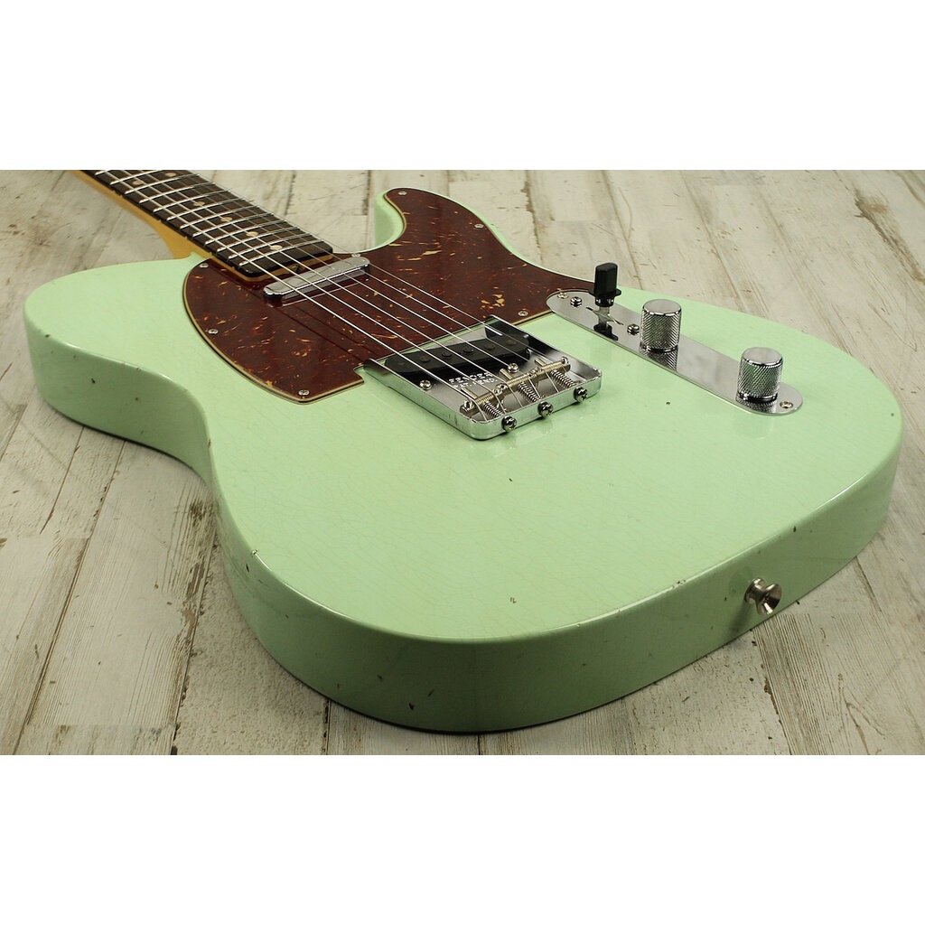 Fender DEMO Fender Custom Shop 1963 Telecaster Journeyman Relic - Aged Surf Green (366)