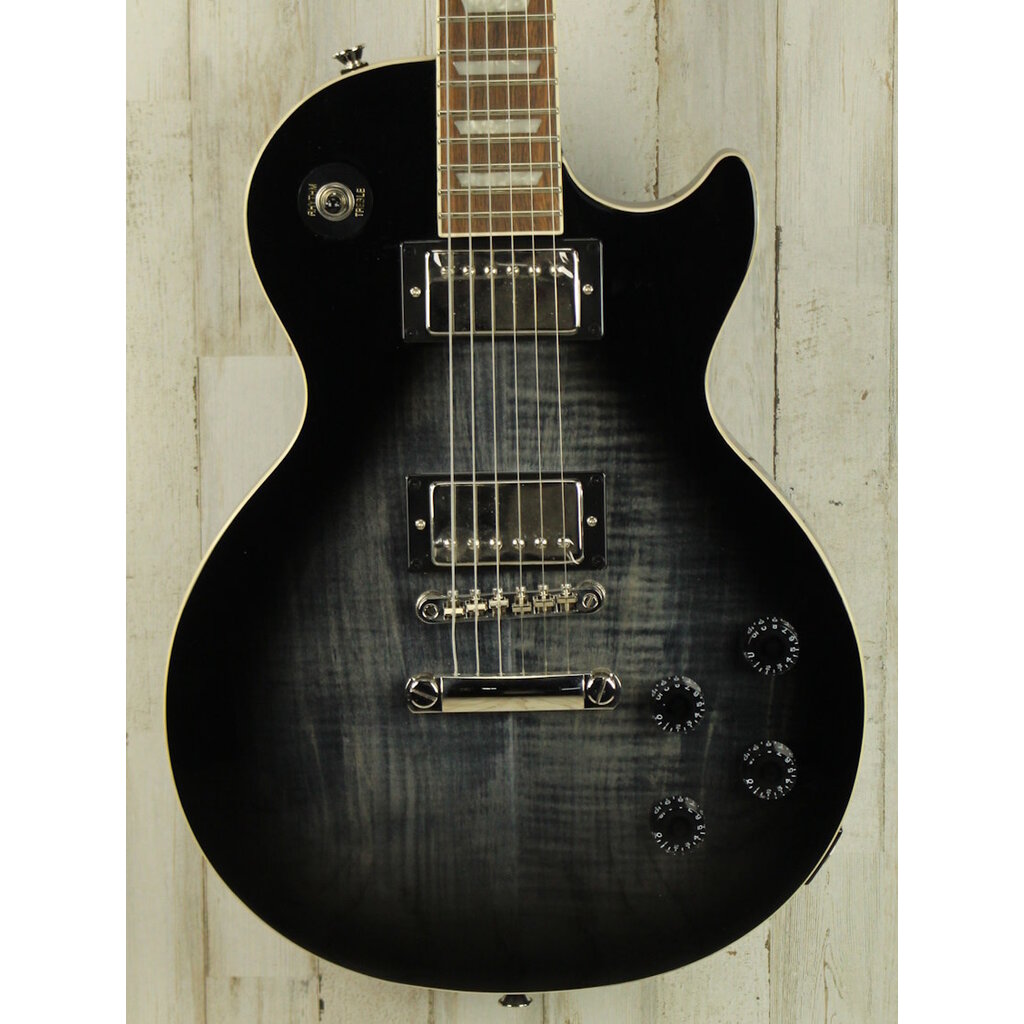 Epiphone DEMO Epiphone Les Paul Tribute Plus - Transparent Ebony (243)