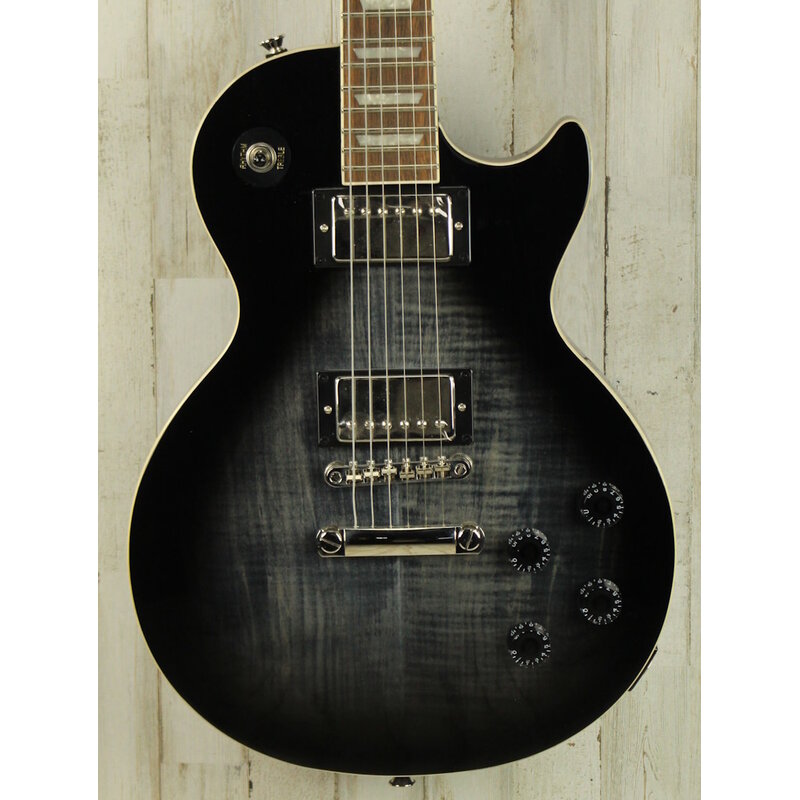Epiphone DEMO Epiphone Les Paul Tribute Plus - Transparent Ebony (243)