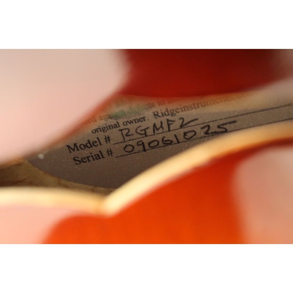 Ridge USED Ridge RGMF2 F-Style Mandolin (025)