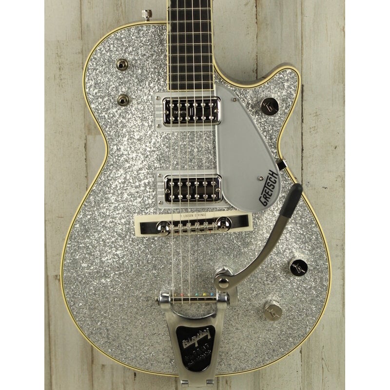 Gretsch DEMO Gretsch G6129T-59 Vintage Select ’59 Silver Jet - Silver Sparkle (260)