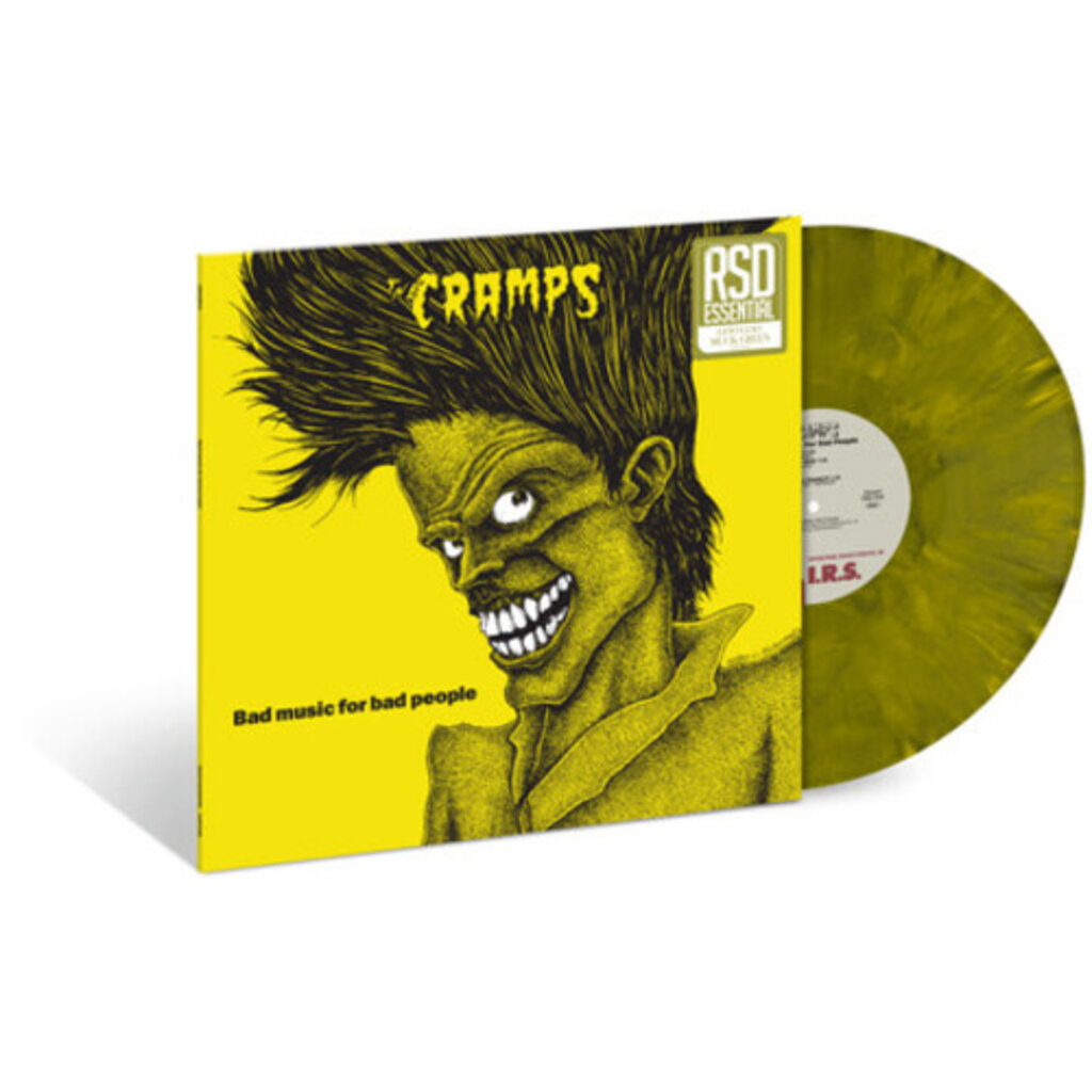 Vinyl NEW The Cramps-Bad Music For Bad People-LP Green Vinyl