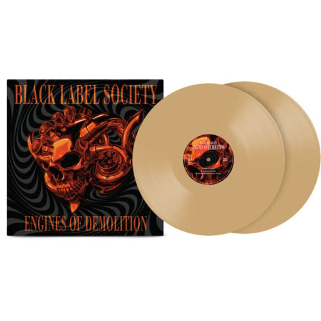 Vinyl NEW Black Label Society-Engines of Demolition-2xlp Orange Custard Color Vinyl