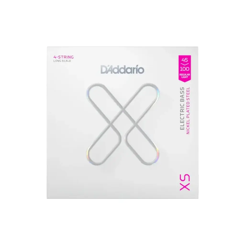 D'Addario NEW D'Addario XS Nickel Bass Guitar Strings - Regular Light - .045-.100