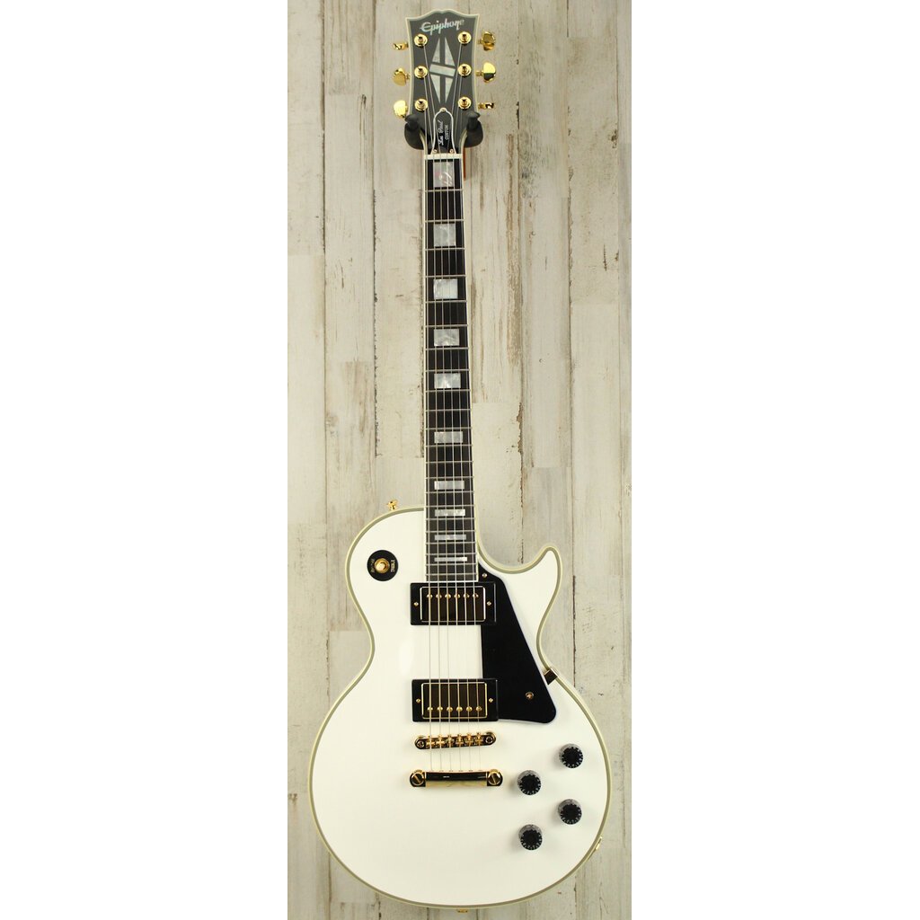 Epiphone DEMO Epiphone Inspired by Gibson Custom Les Paul Custom - Alpine White (387)