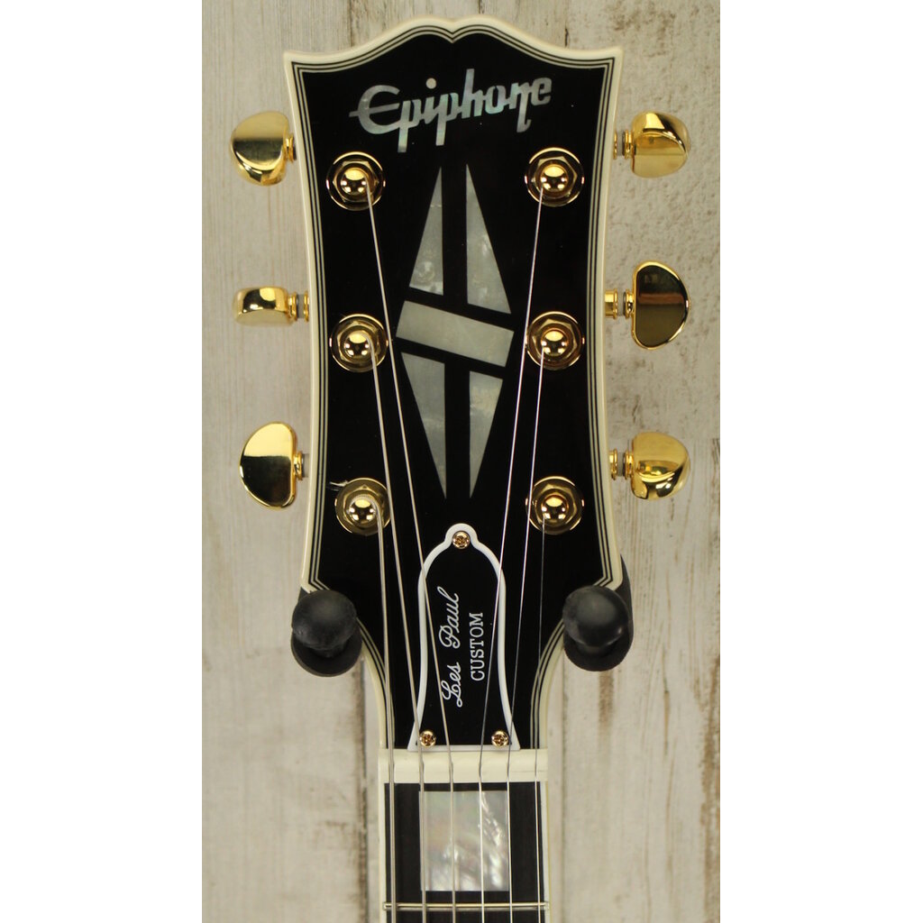 Epiphone DEMO Epiphone Inspired by Gibson Custom Les Paul Custom - Alpine White (387)