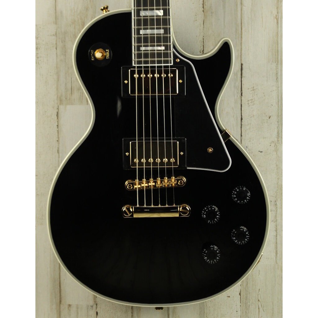 Epiphone DEMO Epiphone Inspired by Gibson Custom Les Paul Custom - Ebony (576)