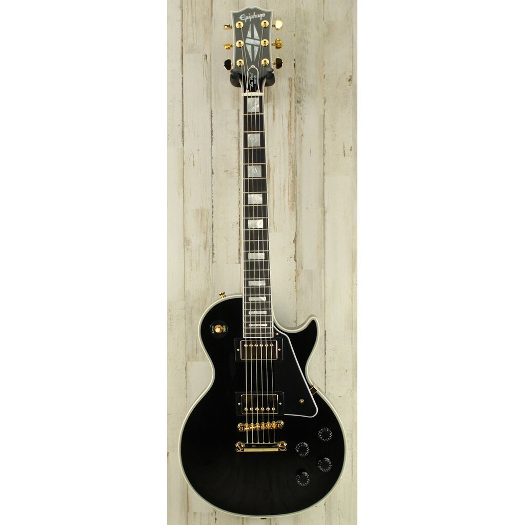 Epiphone DEMO Epiphone Inspired by Gibson Custom Les Paul Custom - Ebony (576)