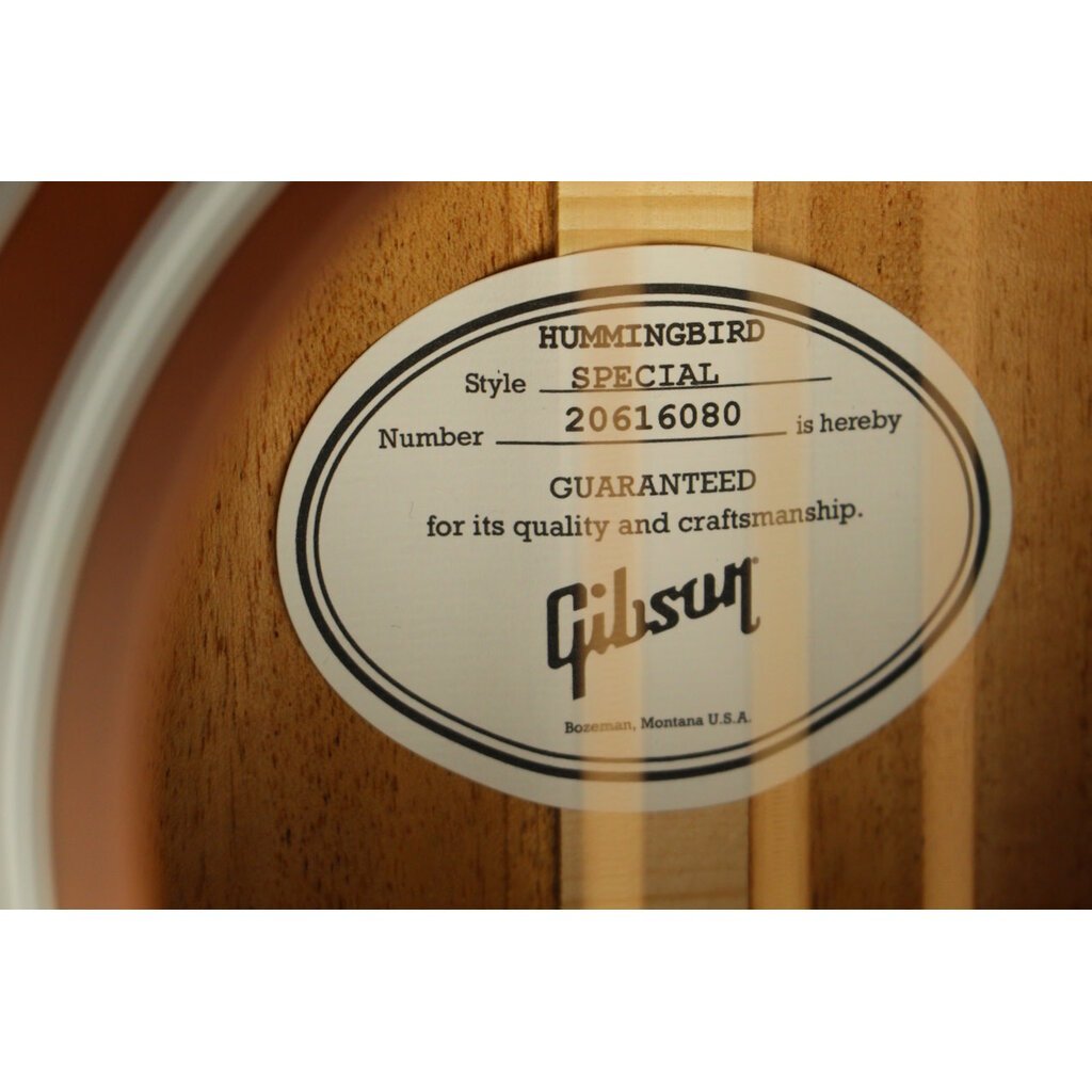 Gibson NEW Gibson Hummingbird Special - Satin Honey Burst (080)