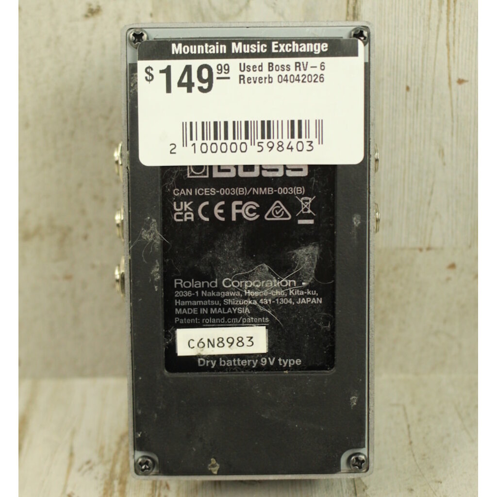 Boss USED Boss RV-6 Reverb (020)