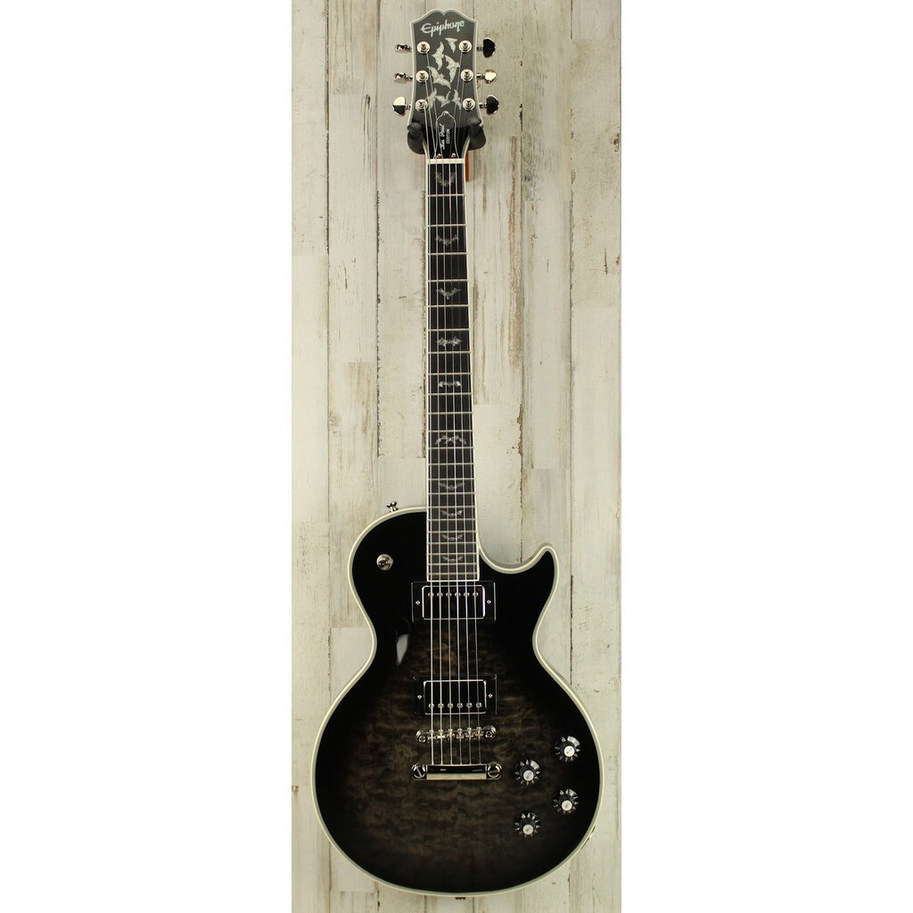 Epiphone USED Epiphone Les Paul Custom Bats In Flight (289)
