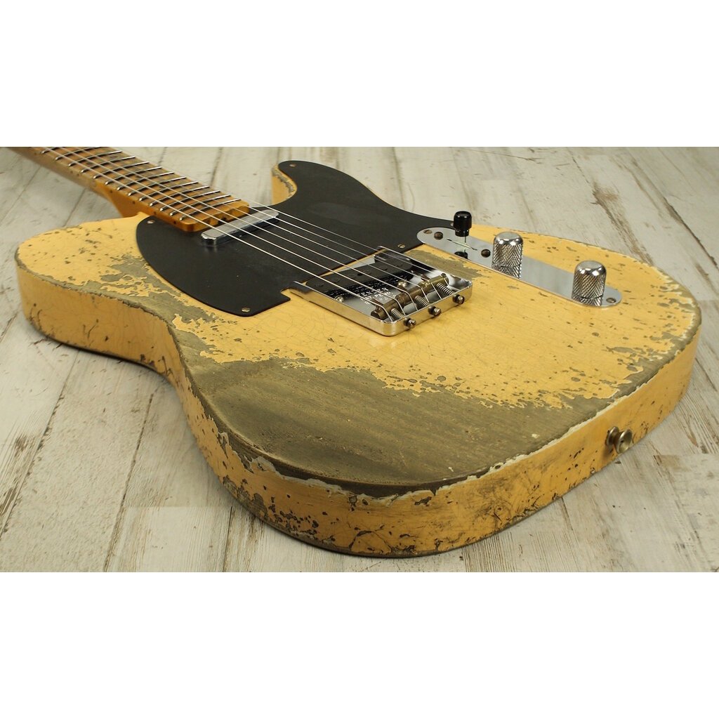 Fender DEMO Fender Custom Shop 1952 Telecaster Super Heavy Relic - Aged Nocaster Blonde (640)