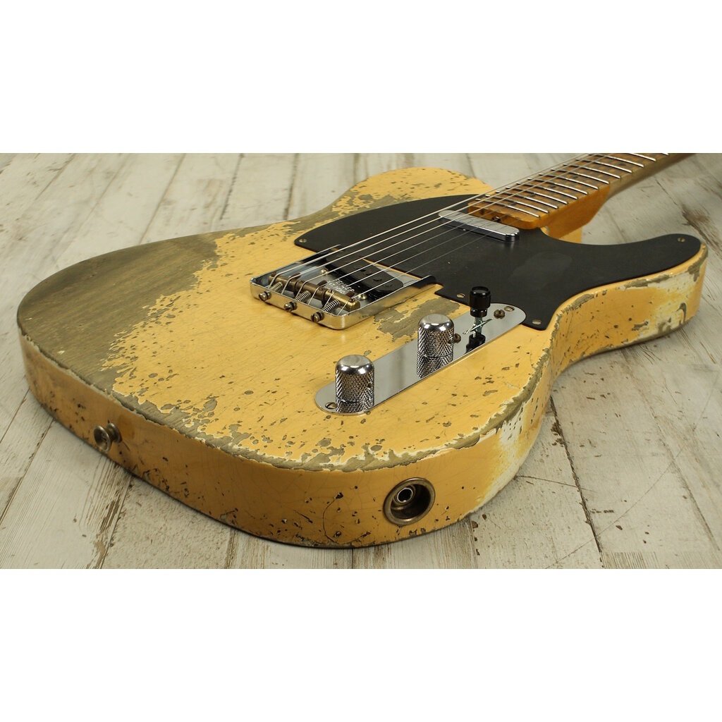 Fender DEMO Fender Custom Shop 1952 Telecaster Super Heavy Relic - Aged Nocaster Blonde (640)