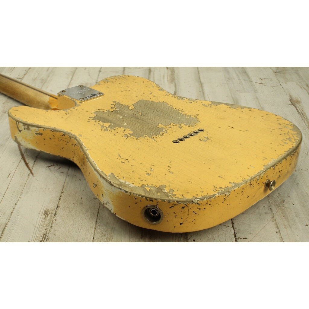 Fender DEMO Fender Custom Shop 1952 Telecaster Super Heavy Relic - Aged Nocaster Blonde (640)