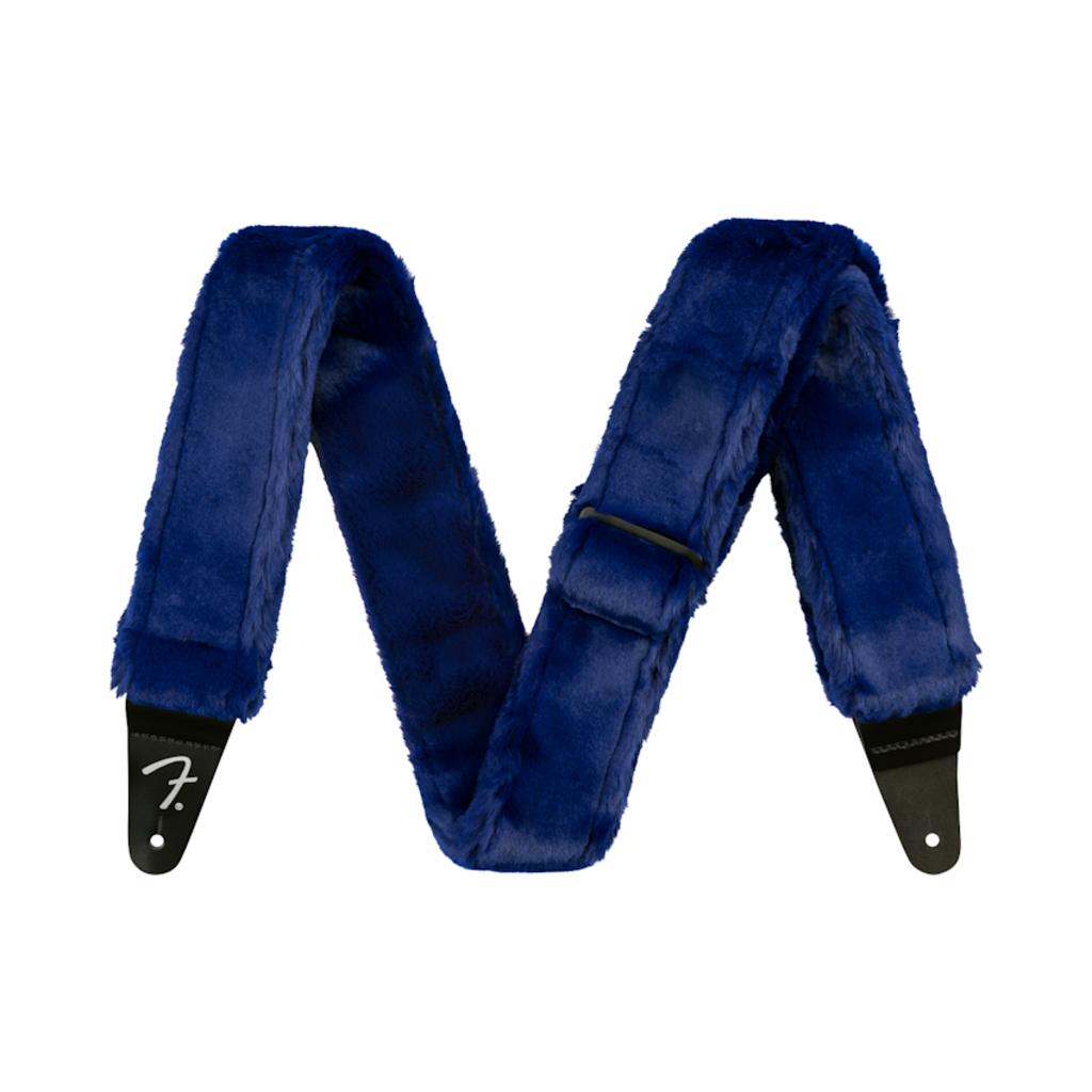 Fender NEW Fender Poodle Plush Strap - Blue