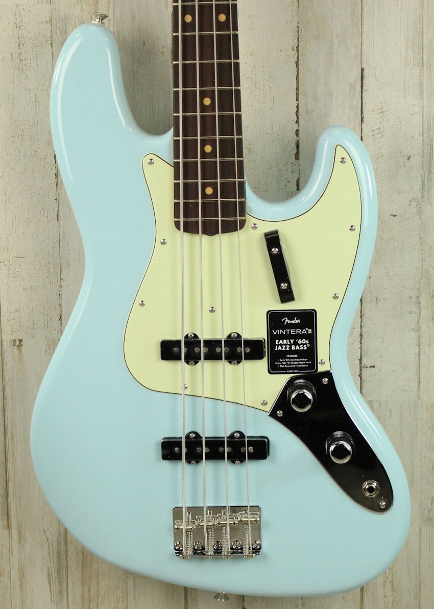 DEMO Fender Vintera III Early '60s Jazz Bass - Sonic Blue (562