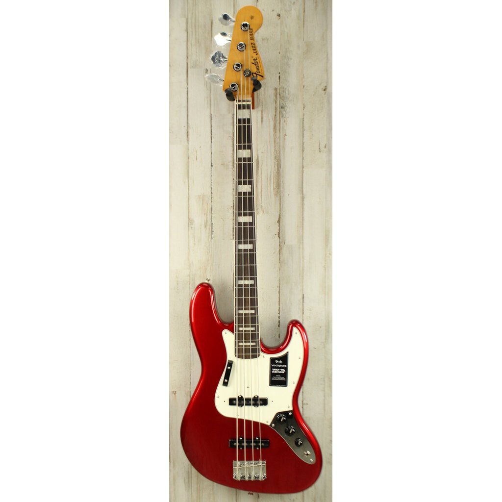 Fender DEMO Fender Vintera III Early '70s Jazz Bass - Candy Apple Red (060)