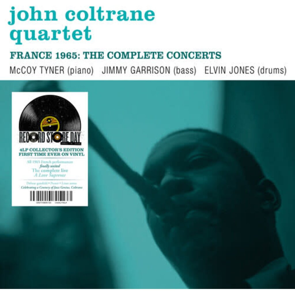 Vinyl NEW John Coltrane- France 1965: The Complete Concerts-4xLP RSD