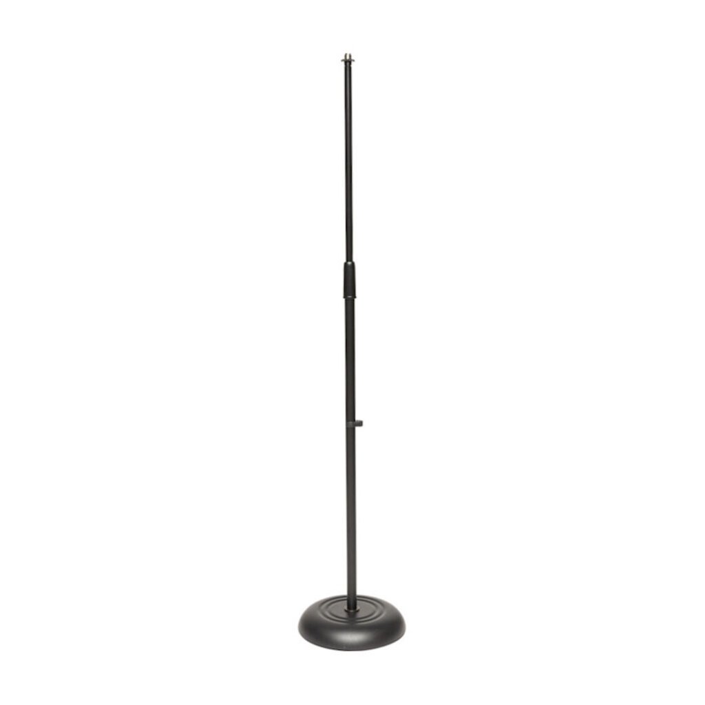 Stagg NEW Stagg Round Base Microphone Stand - Black