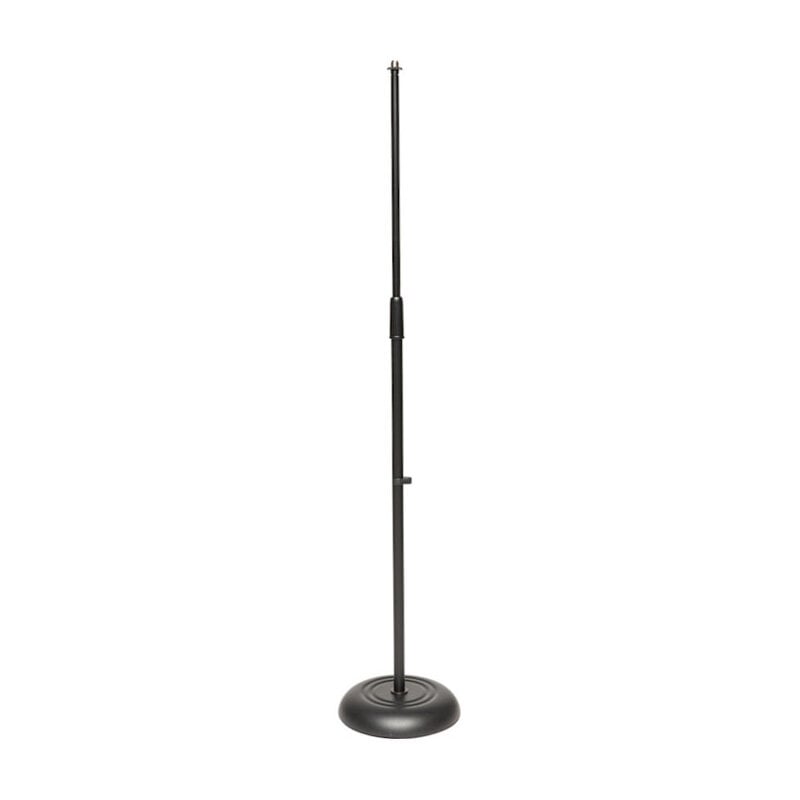 Stagg NEW Stagg Round Base Microphone Stand - Black