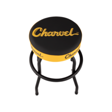 Fender NEW Charvel Toothpaste Logo Barstool - Black/Yellow