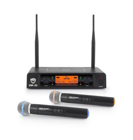 Nady NEW Nady DW-22 Dual Handheld Digital Wireless Microphone System