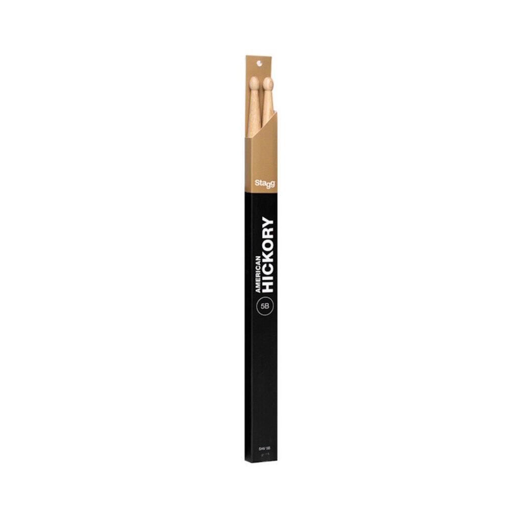 Stagg NEW Stagg Hickory Drumsticks - Wood Tip - 5B