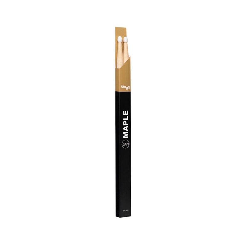 Stagg NEW Stagg Maple Drumsticks - Nylon Tip - 5A