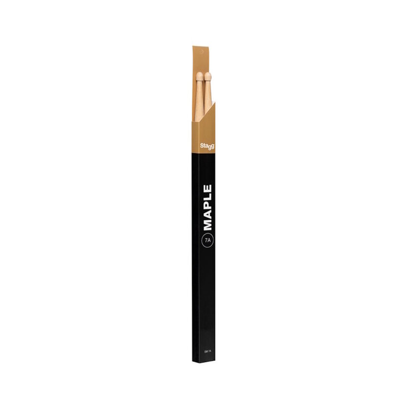 Stagg NEW Stagg Maple Drumsticks - Wood Tip - 7A