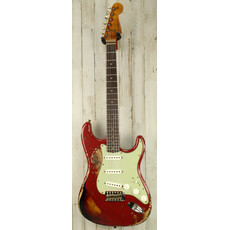Fender DEMO Fender Custom Shop 1961 Stratocaster Super Heavy Relic - Aged Dakota Red/3-Color Sunburst (107)