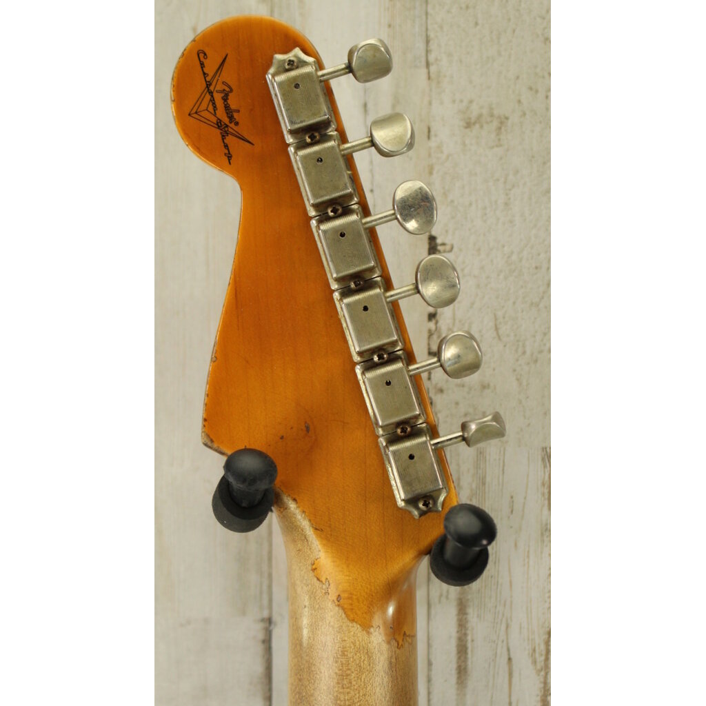 Fender DEMO Fender Custom Shop 1961 Stratocaster Super Heavy Relic - Aged Dakota Red/3-Color Sunburst (107)