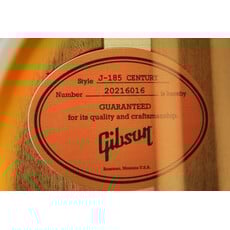 Gibson NEW Gibson J-185 Century 12-Fret - Vintage Amber (016)