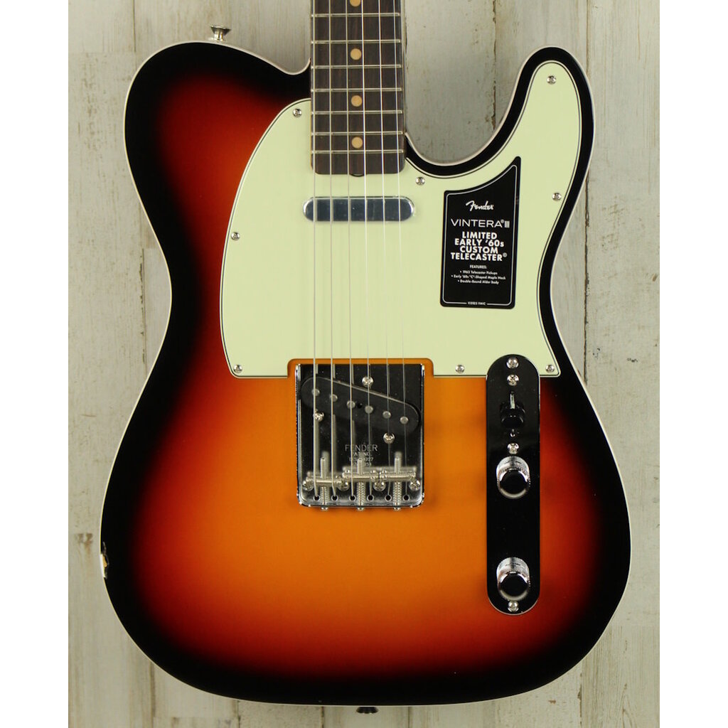 Fender DEMO Fender Limited Edition Vintera III Early '60s Telecaster Custom - 3-Color Sunburst (742)