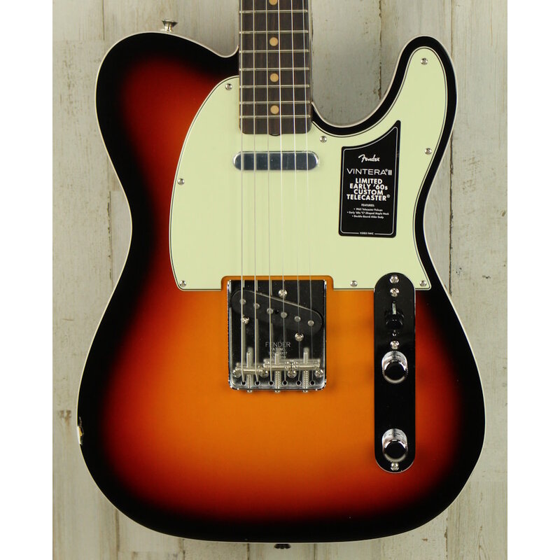 Fender DEMO Fender Limited Edition Vintera III Early '60s Telecaster Custom - 3-Color Sunburst (742)