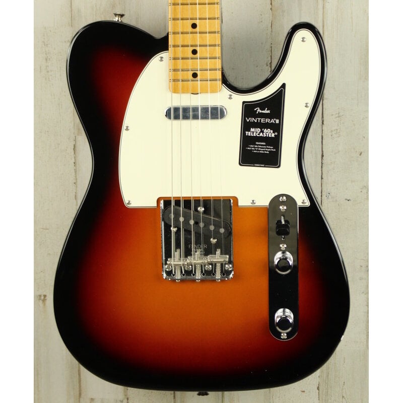 Fender DEMO Fender Vintera III Mid '60s Telecaster - 3-Color Sunburst (103)