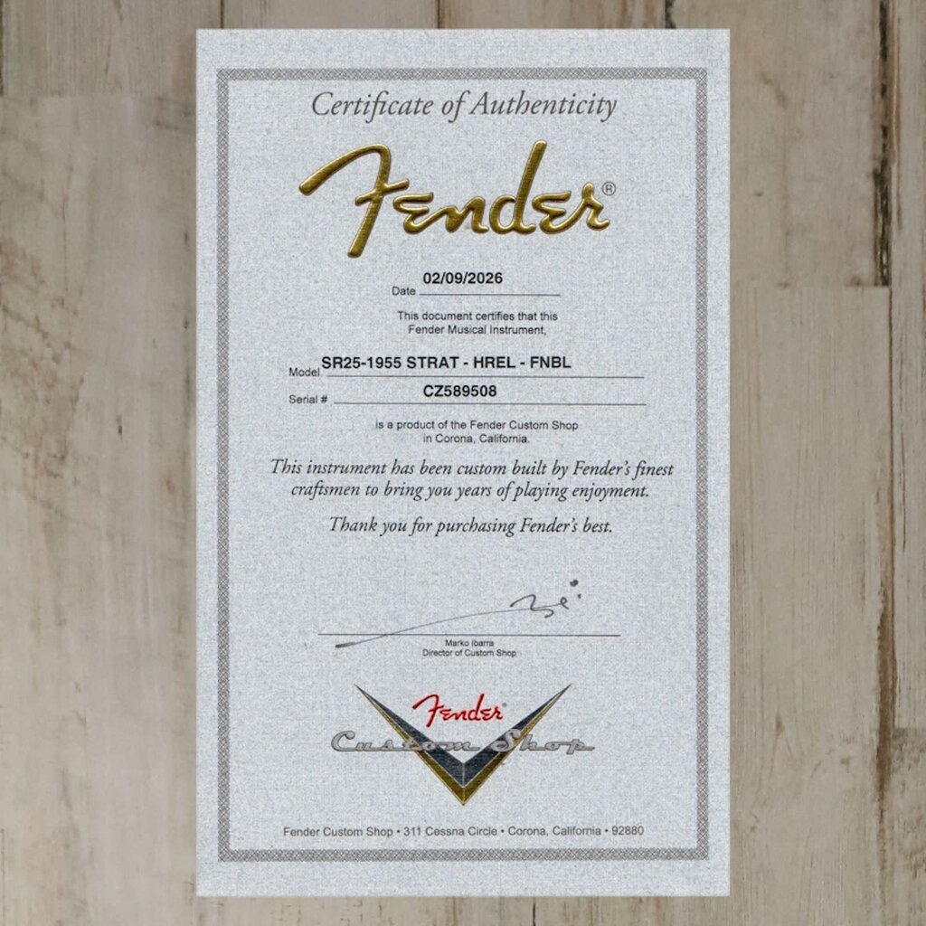 Fender USED Fender Custom Shop 1955 Stratocaster Heavy Relic (508)