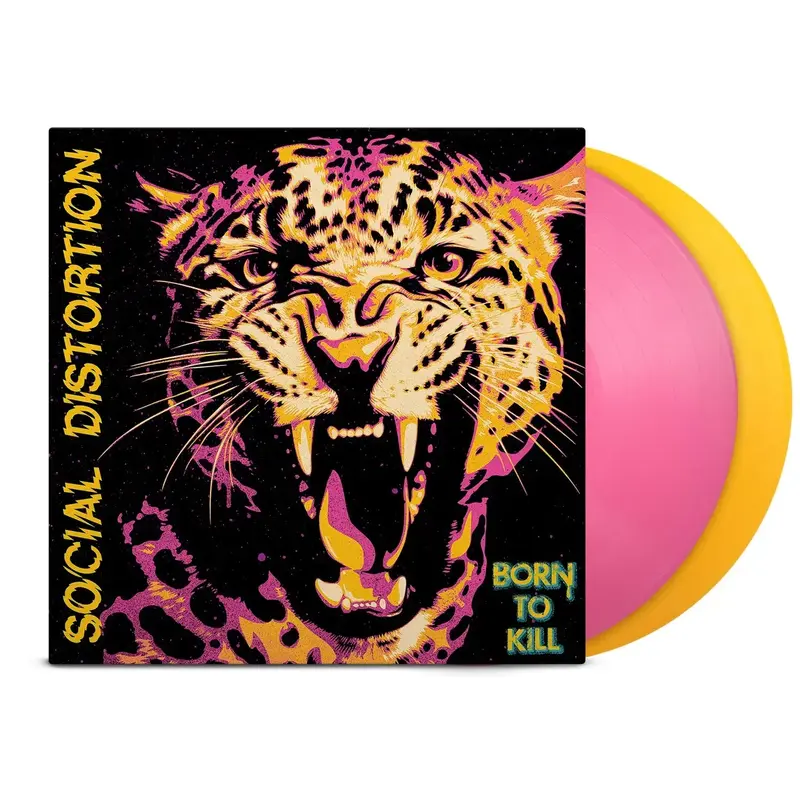 Vinyl NEW Social Distortion- Born To Kill-2xLP Pink and Yellow Vinyl