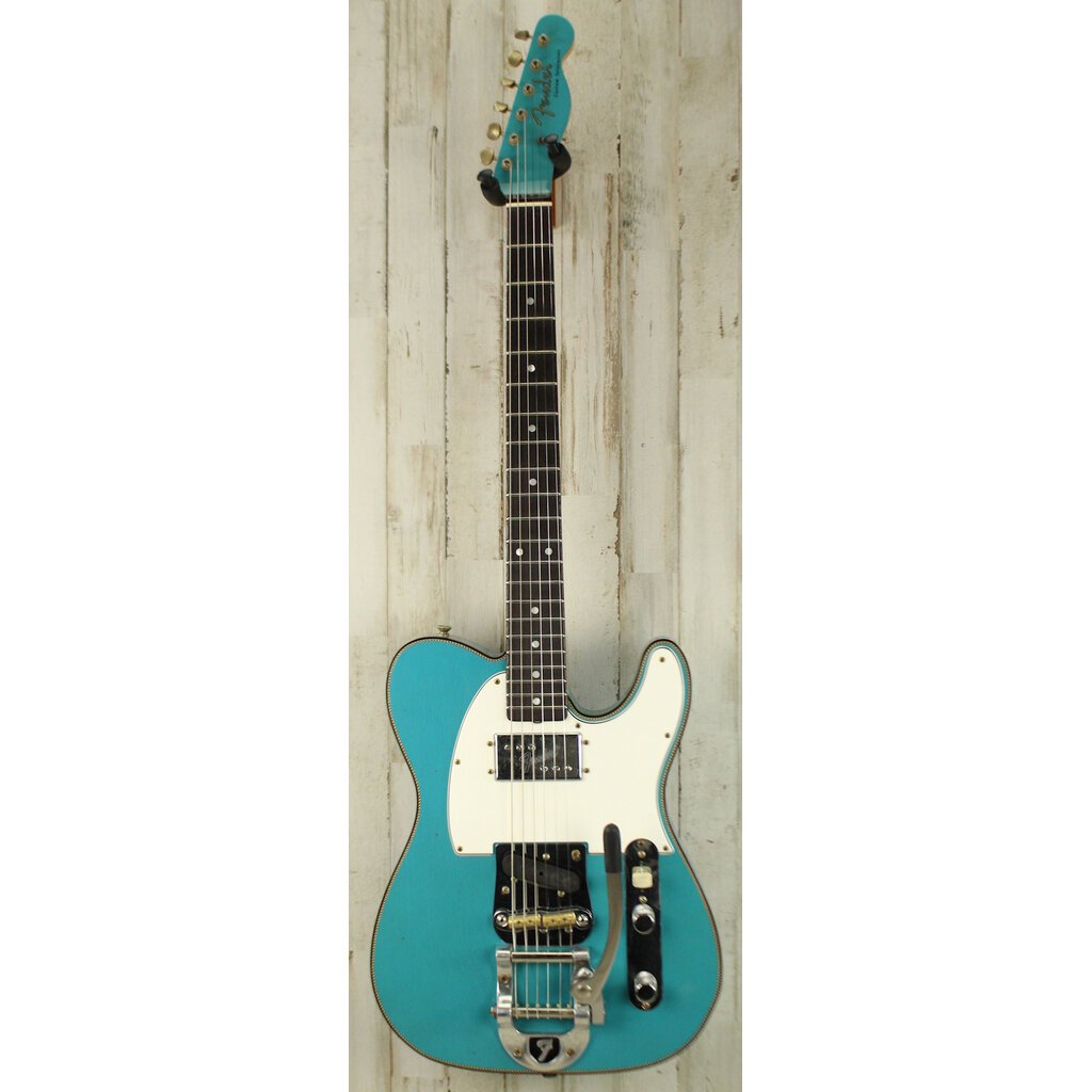Fender DEMO Fender Limited Edition CuNiFe Bigsby Tele Custom Journmeyman Relic - Aged Taos Turquoise (278)