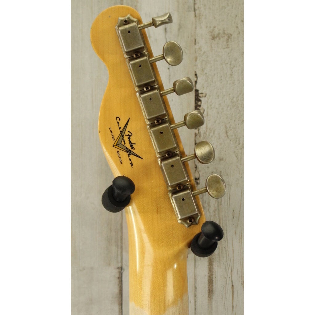 Fender DEMO Fender Limited Edition CuNiFe Bigsby Tele Custom Journmeyman Relic - Aged Taos Turquoise (278)