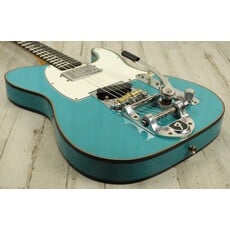Fender DEMO Fender Limited Edition CuNiFe Bigsby Tele Custom Journmeyman Relic - Aged Taos Turquoise (278)