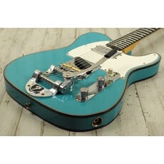 Fender DEMO Fender Limited Edition CuNiFe Bigsby Tele Custom Journmeyman Relic - Aged Taos Turquoise (278)