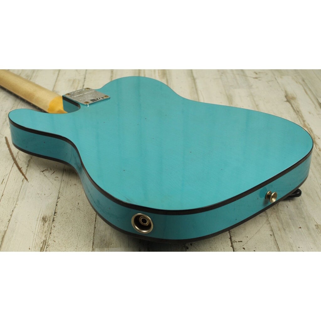Fender DEMO Fender Limited Edition CuNiFe Bigsby Tele Custom Journmeyman Relic - Aged Taos Turquoise (278)